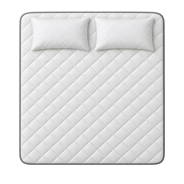 King mattress footprint illustration