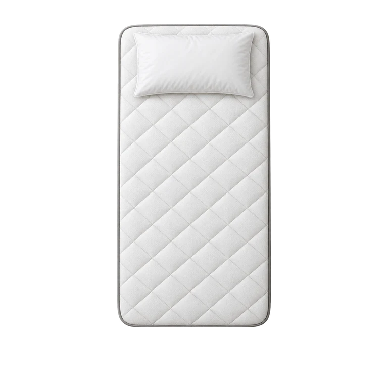 Twin mattress footprint illustration
