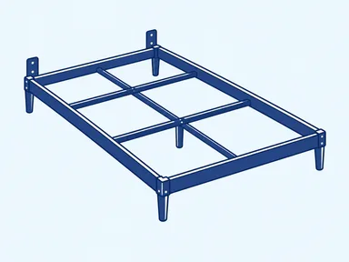 A bed frame