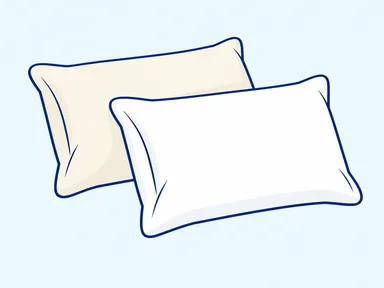 A stack of pillows
