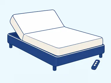 A Tempur-Pedic adjustable base