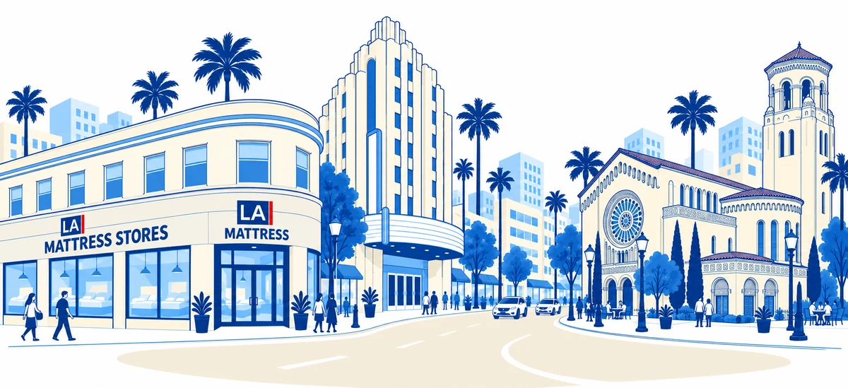 Illustration of the Koreatown showroom on Western Ave